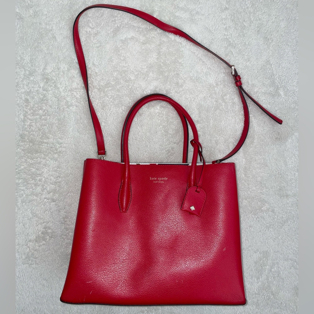 Kate Spade Red Satchel Bag